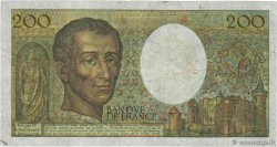 200 Francs MONTESQUIEU Faux FRANCIA  1981 F.70.01x MB