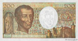 200 Francs MONTESQUIEU alphabet 101 FRANCE  1992 F.70bis.01 UNC