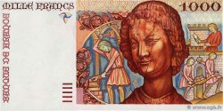 1000 Francs ART MÉDIÉVAL type 1983 adapté Non émis FRANCIA  1987 NE.1987.05b FDC