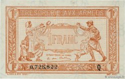 1 Franc TRÉSORERIE AUX ARMÉES 1919 FRANCIA  1919 VF.04.04 SC+