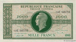 1000 Francs MARIANNE THOMAS DE LA RUE FRANCE  1945 VF.13.02 UNC-