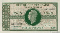 1000 Francs MARIANNE THOMAS DE LA RUE FRANCIA  1945 VF.13.02 SC+