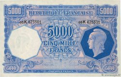 5000 Francs MARIANNE FRANCIA  1945 VF.14.01 SC+