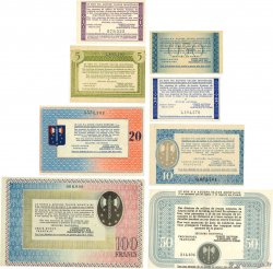 0,5 à 100 Francs BON DE SOLIDARITÉ Lot FRANCE regionalism and various  1941 KL.(lot) UNC-