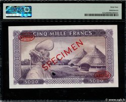 5000 Francs Spécimen GUINÉE  1960 P.15As pr.NEUF