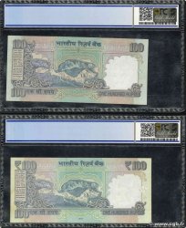 100 Rupees Numéro spécial INDE  1996 P.091i et P.105c SUP+