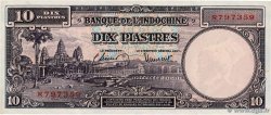 10 Piastres INDOCINA FRANCESE  1946 P.080