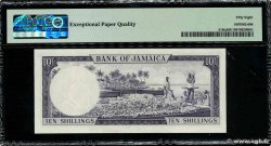 10 Shillings JAMAÏQUE  1961 P.51Ba SPL
