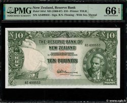 10 Pounds NOUVELLE-ZÉLANDE  1960 P.161d NEUF