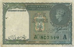 1 Rupee PAKISTAN  1948 P.01 TB+