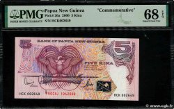 5 Kina PAPúA-NUEVA GUINEA  2000 P.20a FDC
