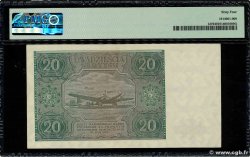 20 Zlotych POLONIA  1946 P.127 q.FDC