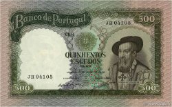 500 Escudos PORTUGAL  1958 P.162 TTB+