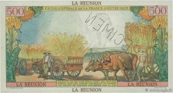 500 Francs Pointe à Pitre Spécimen ISLA DE LA REUNIóN  1946 P.46s EBC+