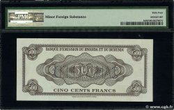 500 Francs Spécimen RWANDA BURUNDI  1960 P.06s q.FDC