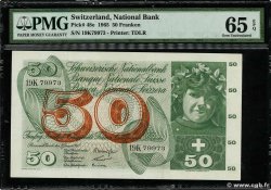 50 Francs SUISSE  1965 P.48e UNC