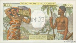 1000 Francs TAHITI  1957 P.15bs q.FDC