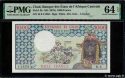 1000 Francs TCHAD  1978 P.03b pr.NEUF