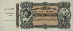 10 Pesos Non émis URUGUAY  1883 PS.242r SC+