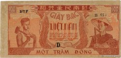 100 Dong VIETNAM  1952 P.040A fST