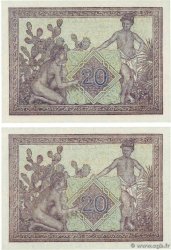 20 Francs Consécutifs ALGERIA  1945 P.092 q.FDC