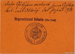 2 Mark GERMANY Bollweiler 1914  UNC-