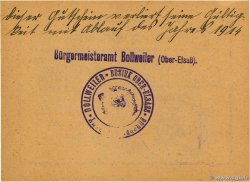 0,5 Mark GERMANIA Bollweiler 1914  q.FDC