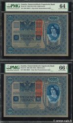 1000 Kronen Lot AUSTRIA  1919 P.059 UNC