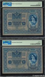 1000 Kronen Lot AUSTRIA  1919 P.059 UNC