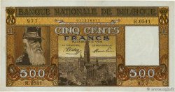 500 Francs BÉLGICA  1945 P.127a MBC+