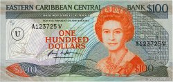 100 Dollars EAST CARIBBEAN STATES  1986 P.20u FDC