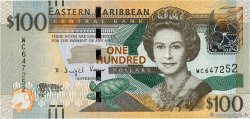 100 Dollars EAST CARIBBEAN STATES  2012 P.55b SPL+