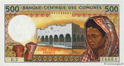 500 Francs COMOROS  1986 P.10a1 UNC