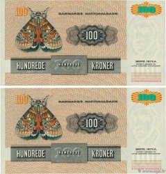 100 Kroner Consécutifs DINAMARCA  1996 P.054 AU+