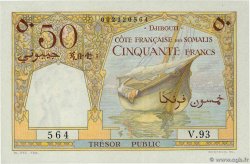 50 Francs DJIBOUTI  1952 P.25 XF+