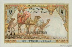50 Francs DJIBOUTI  1952 P.25 SUP+
