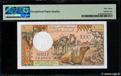 1000 Francs YIBUTI  1991 P.37e FDC