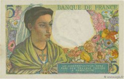 5 Francs BERGER Numéro spécial FRANCIA  1943 F.05.02 SC+