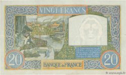 20 Francs TRAVAIL ET SCIENCE FRANCE  1939 F.12.01 XF-