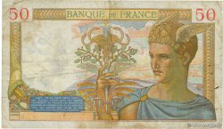 50 Francs CÉRÈS modifié FRANCE  1938 F.18.08 pr.TB