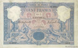 100 Francs BLEU ET ROSE FRANCIA  1906 F.21.20 q.BB