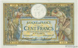 100 Francs LUC OLIVIER MERSON sans LOM FRANCE  1909 F.23.01 TTB+