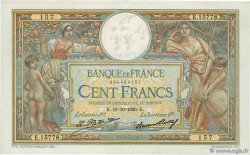 100 Francs LUC OLIVIER MERSON grands cartouches FRANCE  1926 F.24.05 XF