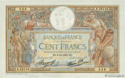 100 Francs LUC OLIVIER MERSON type modifié FRANCIA  1937 F.25.04 EBC