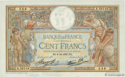 100 Francs LUC OLIVIER MERSON type modifié FRANCIA  1937 F.25.04 SPL