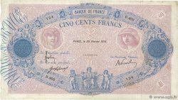 500 Francs BLEU ET ROSE FRANCIA  1915 F.30.22a BC+