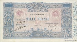 1000 Francs BLEU ET ROSE FRANCIA  1926 F.36.42 q.BB