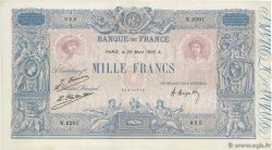 1000 Francs BLEU ET ROSE FRANKREICH  1926 F.36.42 fSS