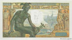 1000 Francs DÉESSE DÉMÉTER FRANKREICH  1942 F.40.02 fST+