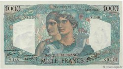 1000 Francs MINERVE ET HERCULE FRANCIA  1945 F.41.09 AU